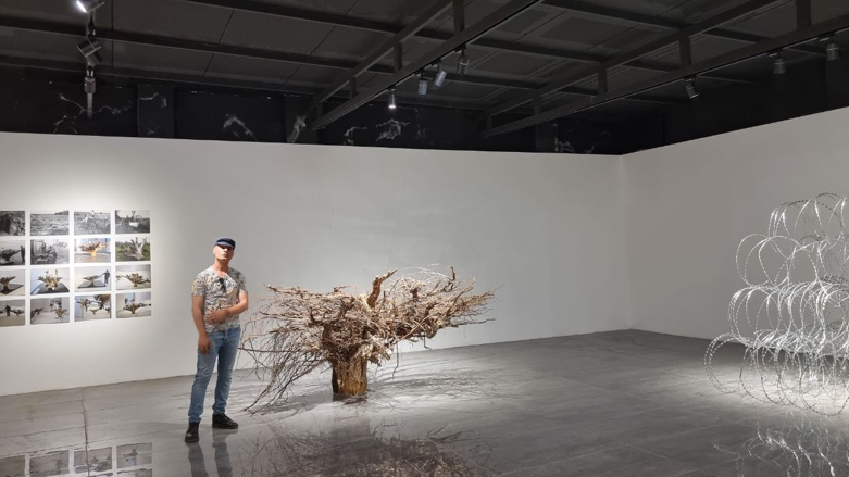 The art exhibition “Heterotopia” focuses on migration (Photo: Wladimir van Wilgenburg/Kurdistan 24)